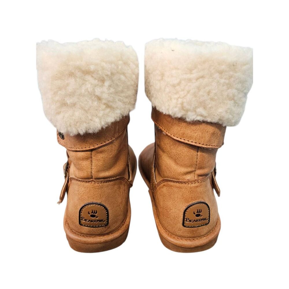 BearPaw Madison Tan Snow Boots Womens Size 8 NEW IN BOX - Picture 5 of 8